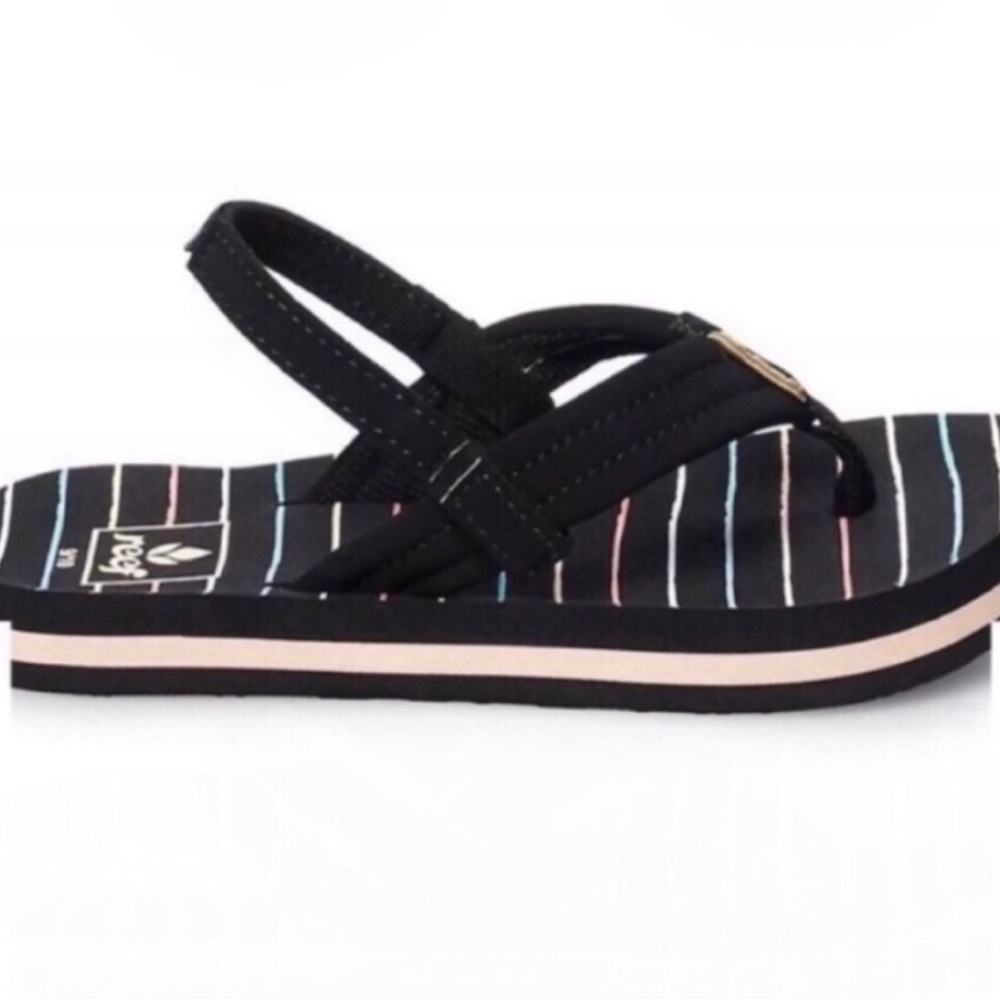New Girls Sandals Shoes REEF Little Ahi Toddler Girls' Flip Flop Sandals Sz 5/6 - Picture 2 of 11